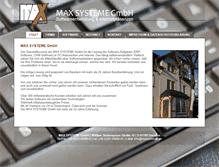 Tablet Screenshot of maxsysteme.de